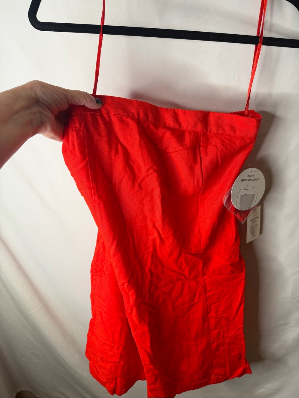 Jessica Simpson Red Mini Dress with Spaghetti Straps